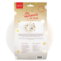 La Petite Epicerie Loisirs Creatifs | Kit Couronne De Noel - Blanc