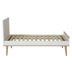 Quax Meuble Bebe | Lit Bebe Evolutif Flow White - 70 X 140 Cm