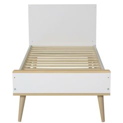 Quax Meuble Bebe | Lit Bebe Evolutif Flow White - 70 X 140 Cm