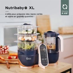 Babymoov Cuiseur & Mixeur | Nutribaby (+) Xl Et Livret Recettes - Bleu