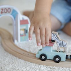 Little Dutch Mes Premiers Jouets | Extension Zoo Circuit Train En Bois