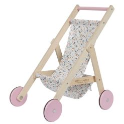 Little Dutch Mes Premiers Jouets | Poussette En Bois Pour Poupee