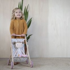 Little Dutch Mes Premiers Jouets | Poussette En Bois Pour Poupee