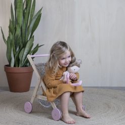 Little Dutch Mes Premiers Jouets | Poussette En Bois Pour Poupee