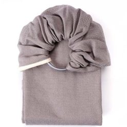 Neobulle Porte Bebe | Echarpe Sling Coton Bio - Gris Vintage