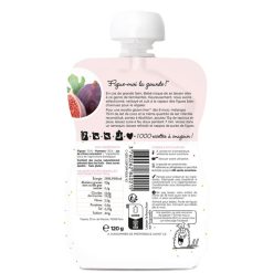 Popote Nourriture Bebe | Gourde Repas Bio Figue - 120 G