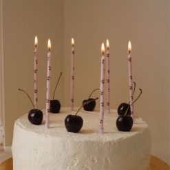 Konges Sløjd Loisirs Creatifs | Lot De 12 Bougies D'Anniversaire - Cherry