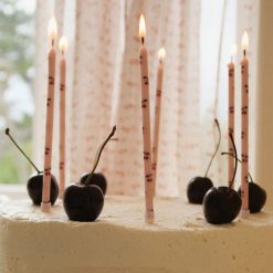 Konges Sløjd Loisirs Creatifs | Lot De 12 Bougies D'Anniversaire - Cherry