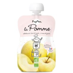 Popote Nourriture Bebe | Gourde Repas Bio Pomme - 120 G