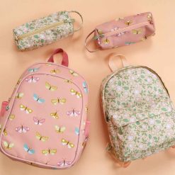 A Little Lovely Company Bagagerie Enfant | Petit Sac A Dos - Fleurs Rose