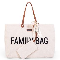 Childhome Sac A Langer | Family Bag Teddy - Ecru