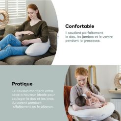 Babymoov Allaitement | Coussin De Maternite Doomoo Tetra - Sand