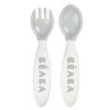 BÉABA Repas | Lot De 2 Couverts Ergonomiques 2Eme Age - Light Mist