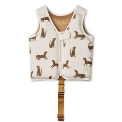 Liewood Accessoires Bebe | Gilet De Nage Dove Leopard Sandy - 1/2 Ans