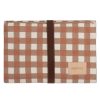 Nobodinoz Matelas Et Housse A Langer | Tapis A Langer Impermeable Hyde Park - Terracotta Checks