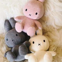 Bon Ton Toys Peluche | Lapin Miffy Anthracite - Moyen