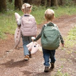 Done by Deer Bagagerie Enfant | Sac A Dos Enfant Matelasse - Croco Rose