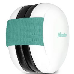 Alecto Securite Domestique | Casque Anti-Bruit Pour Bebes - Blanc Et Vert Menthe