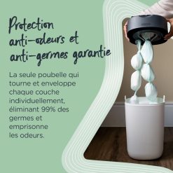 Tommee Tippee Couche | Poubelle A Couches Twist & Click - Vert