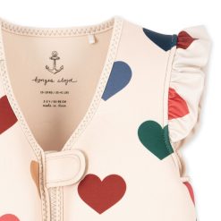 Konges Sløjd Accessoires Bebe | Gilet De Nage Bon Coeur Colore - 1/2 Ans