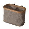 Quax Rangement | Panier A Suspendre - Taupe - 22 X 12 X 15 Cm