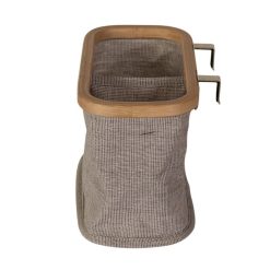 Quax Rangement | Panier A Suspendre - Taupe - 22 X 12 X 15 Cm