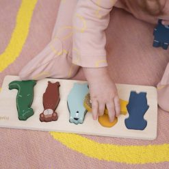 Trixie Baby Mes Premiers Jouets | Puzzle De Formes En Bois